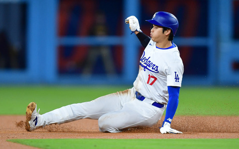 【MLB】「成功率100％」大谷翔平、今季5個目の盗塁で反撃の口火　ヘルナンデスの適時打で生還 画像