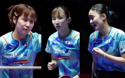 早田ひな、張本美和、平野美宇の“五輪トリオ”が再び躍動か 前週は木原美悠も加えた四つ巴、2週連続上位独占の可能性【WTTスターコンテンダー リュブリャナ】 画像