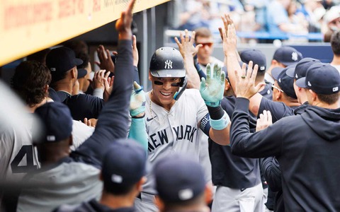 【MLB】「62本塁打を記録したシーズンと同じような軌道」ジャッジ、31号2ランに現地メディアがMVPイヤーを想起 画像