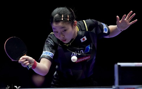 張本美和は「この1年で伊藤美誠を追い出した」　中国メディアは王曼昱に劣勢予想も急成長ぶりに注目【ITTFワールドカップ2024】 画像