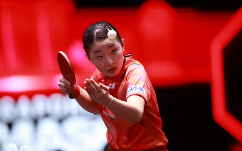 張本美和が“世界女王超え”で初勝利なるか　孫穎莎との大一番、初出場の15歳がベスト8進出目指す【WTTシンガポールスマッシュ】 画像