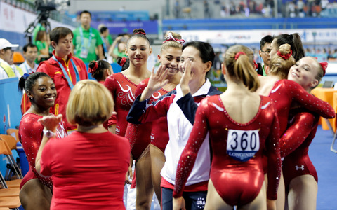 体操世界選手権、女子団体はアメリカ2連覇…日本は8位「ミス連発で残念」とファン 画像
