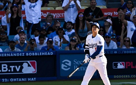 【MLB】大谷翔平、公式記者も驚愕の飛距離に注目　スタントン、トラウトに次ぐ“470フィート超え”、二刀流選手の凄さにも言及 画像