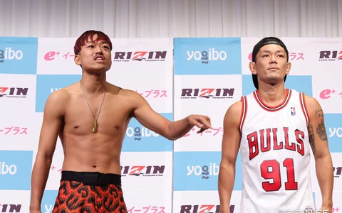 【超RIZIN.3】芦澤竜誠、「皇治コール」に中指立てる　“敵の敵は味方”理論で乱闘未遂のガルシアと結託か 画像