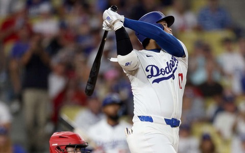 【MLB】「48本塁打45盗塁ペース」大谷翔平、34号アーチで“歴史上6人目の偉業”に視界良好　米記者「信じられないシーズン」 画像