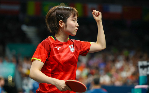 平野美宇が孫穎莎とシングルスで激突へ 日本は中国との大一番で早田ひな、張本美和をダブルス起用【パリ五輪2024】 画像