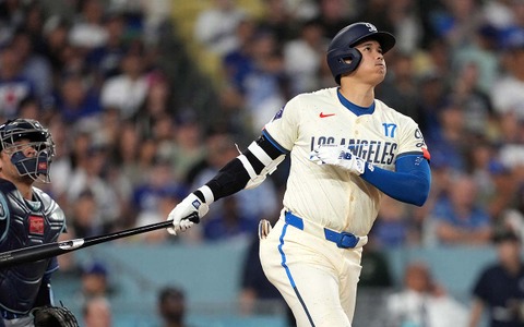 【MLB】大谷翔平、2試合連続“キャリア最短103メートル”逆転41号2ラン 球団公式も歓喜「ショウヘイは止められない」 画像