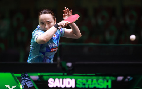 伊藤美誠、香港エース相手の圧勝をWTT称賛「日本のスターが主導権を握る」 木原美悠との対戦にも注目「2人は技術的に……」【サウジスマッシュ】 画像