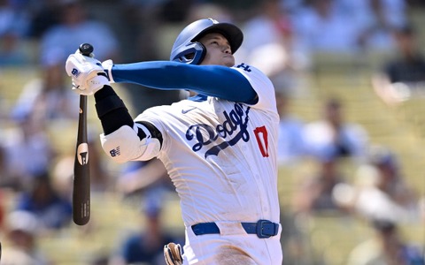 【MLB】「信じられない打球」大谷翔平、今季46号で“MVP選出”濃厚な「52-52」ペースへ突入 画像