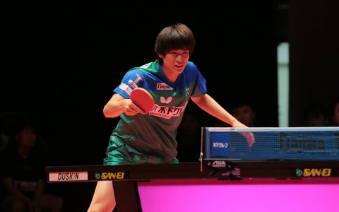 【Tリーグ】戸上隼輔、岡山相手の粘りの勝利に「諦めずに戦った」 “優勝候補”琉球には「僕が1勝をもぎ取って貢献する」 画像