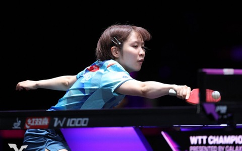 平野美宇、世界6位の陳幸同相手に奮闘もストレート負け 初戦で激突の中国の壁を崩せず初戦敗退【WTTチャンピオンズマカオ】 画像