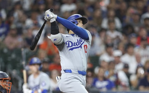 【MLB】大谷翔平「1番DH」スタメン　40歳の大ベテランから3試合ぶり48号で二冠王＆「50-50」達成へ前進なるか 画像