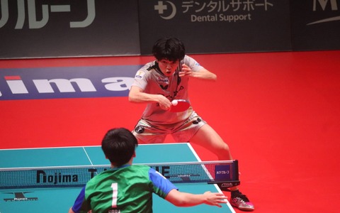 田中佑汰が振り返った松島輝空撃破のポイント 敗戦も昨年覇者に大善戦、2年目の金沢に手ごたえ「僕らの目標は優勝」【Tリーグ】 画像