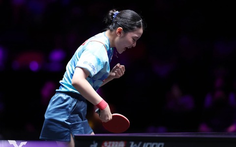 張本美和、孫穎莎との準決勝は2連続デュースの激闘 1ゲーム奪取の16歳が逆転で初勝利なるか【WTTチャンピオンズマカオ】 画像