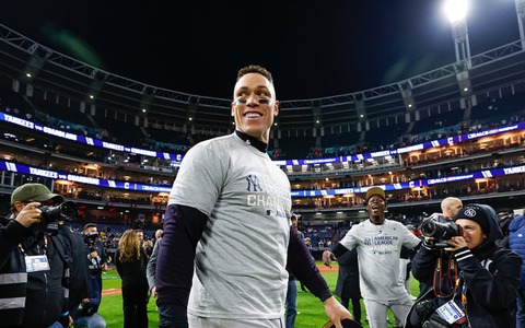 【MLB】「間違いなく特別なこと」ジャッジ、自身初のWS優勝に意欲 大谷翔平との世界一決定戦は「とてもクールだ」 画像