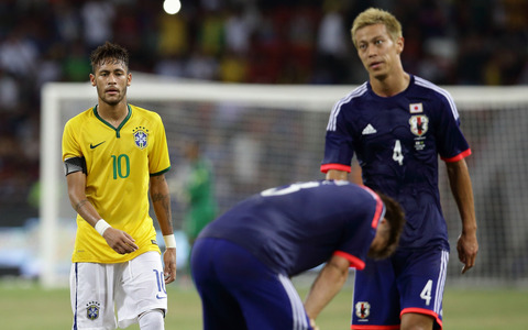 日本対ブラジル0-4、なす術無しで「ありゃりゃ…」 画像