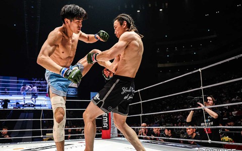 【RIZIN】「モテたい」でMMA挑戦からわずか2年……桜庭和志の長男・大世、プロ42戦の矢地を“ワンパン”26秒殺の衝撃　「七光りでも強いんだぞ」 画像