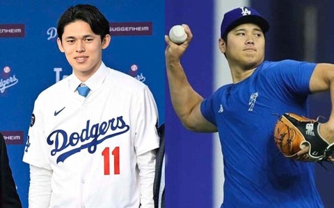 【MLB】「オオタニ対ササキは接戦で……」佐々木朗希、公式が言及した“投手・大谷翔平”との比較 23歳の将来性には太鼓判 画像