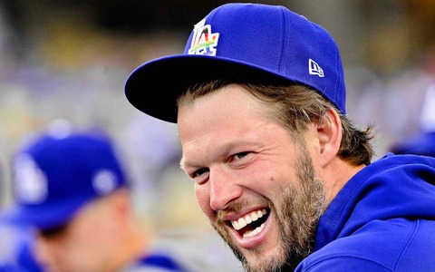 【MLB】リハビリ中のド軍カーショー、ロースターには入れなくても……「ショウヘイと一緒に日本に行くことは一生に一度」と来日熱望 画像