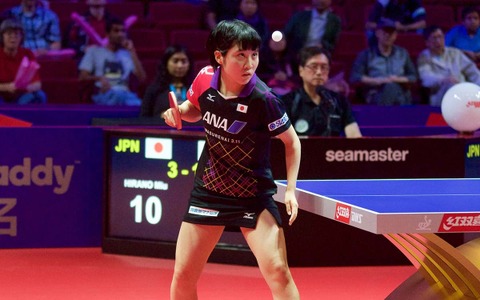 語り継がれる16歳・平野美宇が果たした“唯一”の偉業 公式が中国独占防いだ2016年に再脚光「自信に溢れた攻撃的スタイル」【卓球W杯】 画像