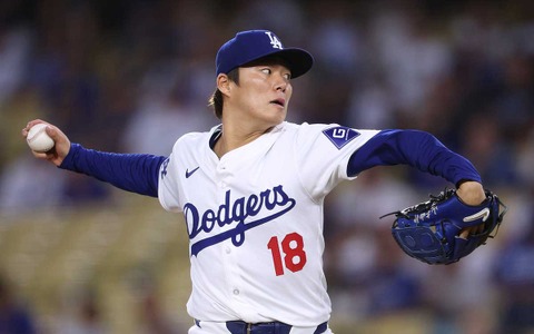【MLB】山本由伸の横変化35.5センチ「エグすぎるシンカー」にピッチングニンジャも大興奮 6回2安打9奪三振の快投劇で2勝目 画像