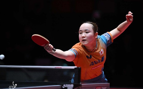 伊藤美誠、大藤沙月と4強入りかけた同士討ちの可能性も 世界17位のディアスに逆転勝ちでベスト8進出【ITTF男女ワールドカップ】 画像