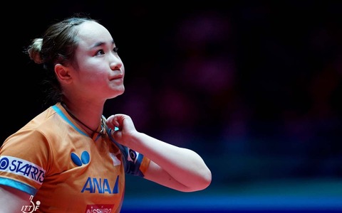 伊藤美誠が振り返る“同学年”撃破「感覚的で天才的なプレーをする」 言及した8強入りの要因、第3Gで「流れが変わった」【ITTF男女ワールドカップ】 画像