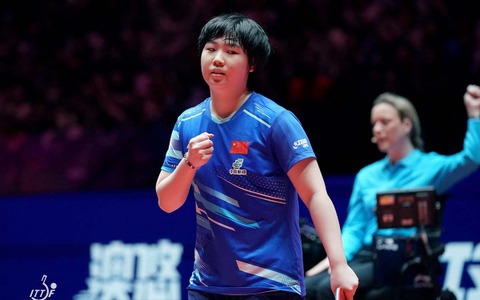 次世代サウスポーが振り返る伊藤美誠撃破「最後まで諦めない」　中国メディアは飛躍の世界7位を評価「新たな時代の主力」【ITTF男女ワールドカップ】 画像