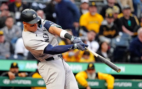 【MLB】打率4割台維持のジャッジが見せる驚異の「1.247」 主要4部門首位の圧巻スタッツ、月間MVPも最有力候補か 画像