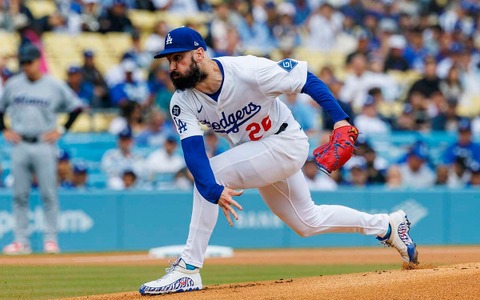 【MLB】627日ぶり白星のド軍ゴンソリン、復帰マウンドは緊張感ゼロ…… ロバーツ監督「彼の頭脳はちょっと変わっている」と独自見解 画像
