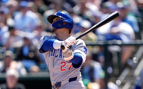 【MLB】鈴木誠也、若き豪腕スキーンズ攻略の勝ち越し弾 「彼のスイングは美しい、力がある」と指揮官絶賛 今季2度目の2打席連発 画像