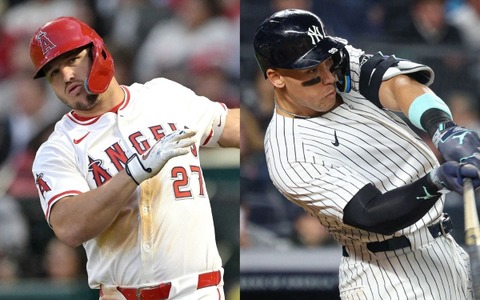 【MLB】今季もっとも幸運な打者、ジャッジの好成績に潜む“異常値”「BABIP.506」 復活期すトラウトは不運の連続 画像