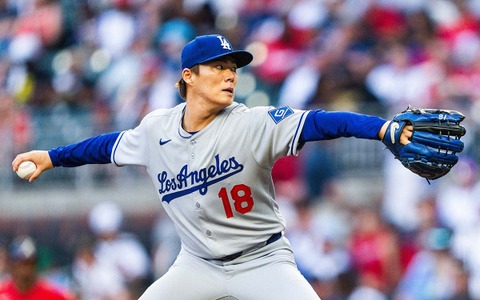 【MLB】山本由伸、全91球の公式投球データ詳細 高低の揺さぶりでゴロ量産、ハードヒットは4球のみ【5月3日ブレーブス戦】 画像