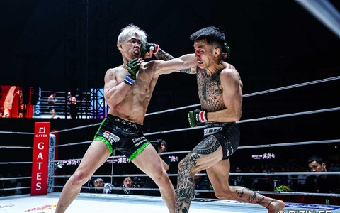 【RIZIN】萩原京平、“2試合連続1RKO”で西谷大成を下す 朝倉未来との再戦要求「あんたの弟子倒しましたよ」 画像