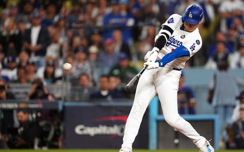 【MLB】大谷翔平、初対決の若手右腕から中前打 3試合連続安打で初回にチャンスメーク 画像
