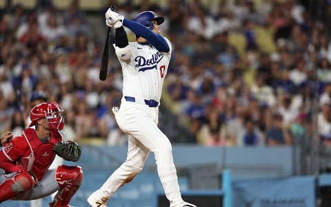 【MLB】大谷翔平「1番DH」スタメン　“通算打率.571”好相性の元同僚から4試合連発17号なるか、カーショーが復帰登板 画像