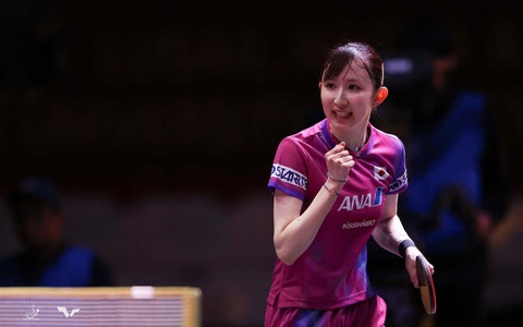 早田ひな、エースが貫録ストレートでルーマニアの世界77位撃破　日本女子は全選手がシングルス初戦突破【世界卓球2025】 画像