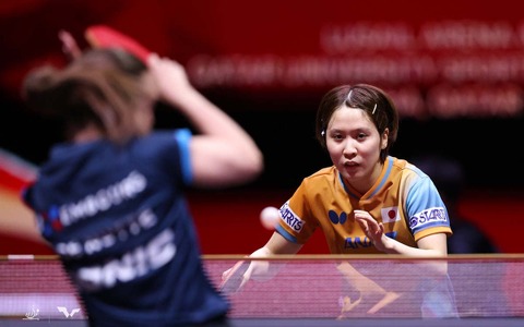 平野美宇、第1G奪われ苦戦もルクセンブルク選手に逆転勝ちで2回戦へ　大藤沙月と4回戦で同士討ちの可能性も【世界卓球2025】 画像