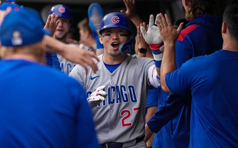 【MLB】鈴木誠也、決勝3ランでメジャー“単独トップ”の49打点到達に　公式サイトも称賛「シンシナティ投手を苦しめた」 画像