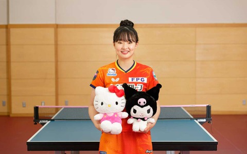 卓球・張本美和、6/13の楽天対阪神戦に来場で“推し”のクロミと始球式　故郷でのイベント出演に「精一杯頑張ります！」 画像
