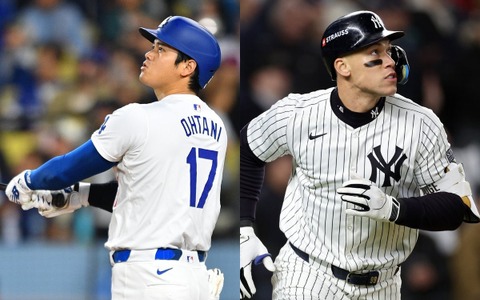 【MLB】大谷翔平とジャッジが見せた“歴史上初”のアーチ競演　米データ会社が注目「昨季のMVP2選手が……」 画像