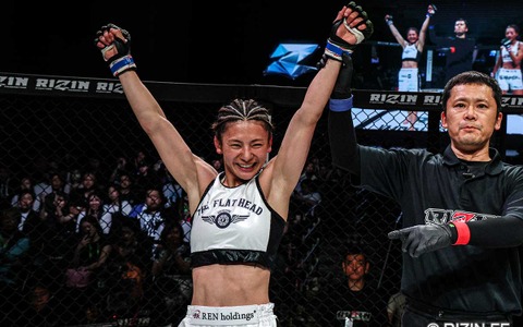 【RIZIN】ケイト・ロータス、韓国代表シン・ユリを制し悲願の初白星 「倒せる選手になって戻ってくる」と笑顔で宣言 画像