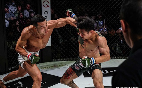 【RIZIN】金太郎、“日韓ストライカー対決”でヤン・ジヨンに3RKO負け……日本選手はここまで1勝4敗4連続KO負け 画像
