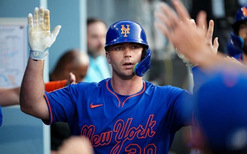 【MLB】メッツのアロンソ、ドジャース戦“13号14号アーチ”で量産5打点 鈴木誠也と並ぶ「NLトップ53打点」 画像