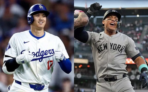 【MLB】大谷翔平、ジャッジがメインの球宴ポスターが物議　両雄に並ぶもう1人のスーパースターに「出場資格あるの？」と厳しい声 画像