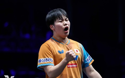 WTTスコピエで活躍に期待の松島輝空が20位　張本智和が4位、篠塚大登が28位｜卓球男子世界ランキング（2025年第24週） 画像