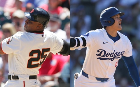 【MLB】「大谷翔平とボンズはどちらが手強い？」ジャイアンツ地元ラジオ局、首位攻防戦で“敵意”剥き出し　元ドジャース剛腕クローザーに尋ねる 画像