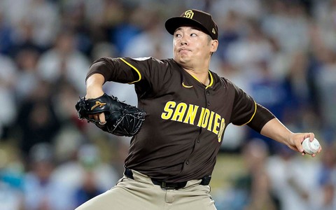 【MLB】「何が何だか」緊急登板の松井裕樹、“大荒れ試合”でピンチ切り抜けメジャー初セーブ　守護神が大谷翔平に死球与えて退場に…… 画像