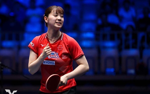 「WTTリュブリャナ」で優勝した長﨑美柚が20位　張本美和が6位、伊藤美誠が7位、大藤沙月は8位｜卓球女子世界ランキング（2025年第26週） 画像