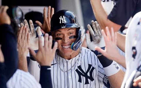 【MLB】ジャッジ、“野球の神様”ベーブ・ルースに並ぶ偉業を達成　“1試合2発”で5年連続30号に到達 画像